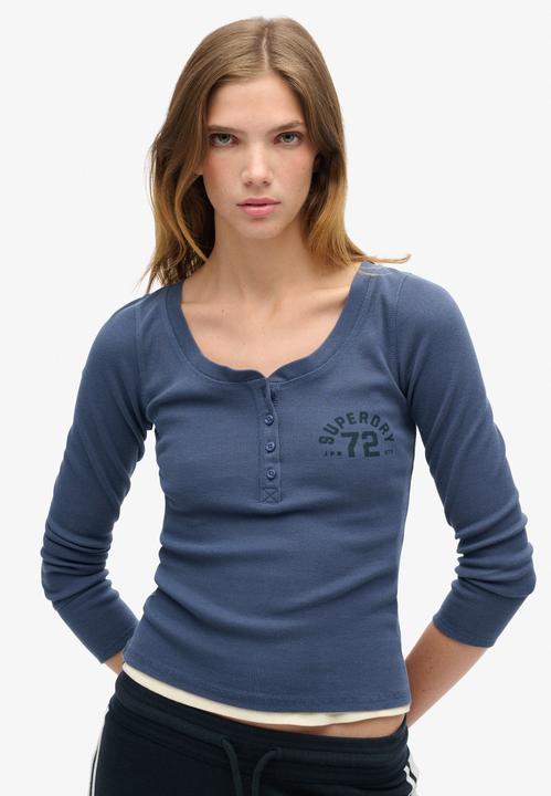 Produktbild Superdry Athletic Button-down-Langarmoberteil (10, 11, 12)