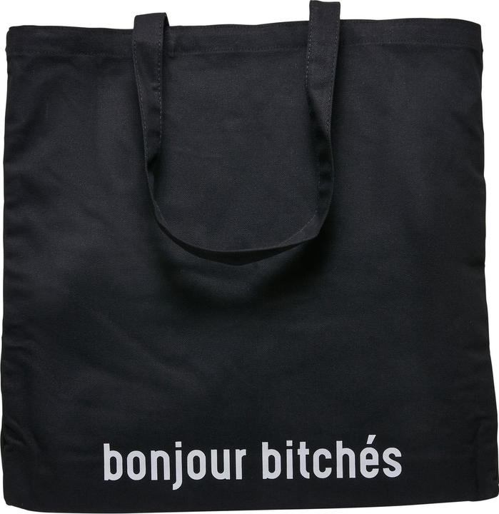 Actual product image Mister Tee Bonjour Bitches Oversize Canvas Tote Bag - 17560