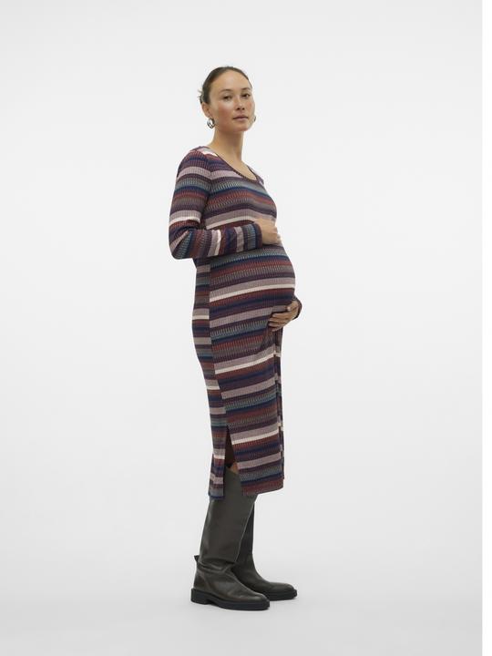 Produktbild Mamalicious Normal geschnitten Rundhals Midikleid Kleid (L)