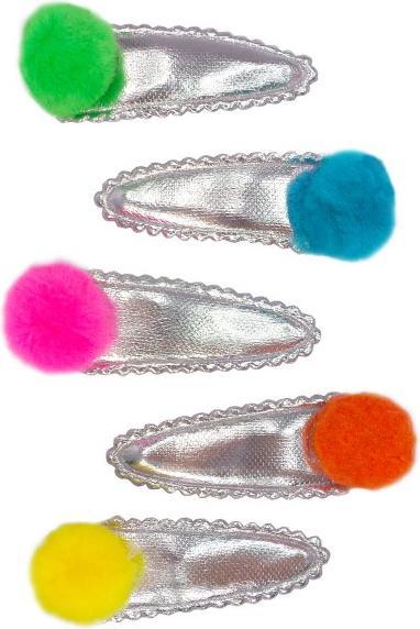 Image du produit Creative Education Pinces à cheveux Pow! Pom Pom (5 pcs)