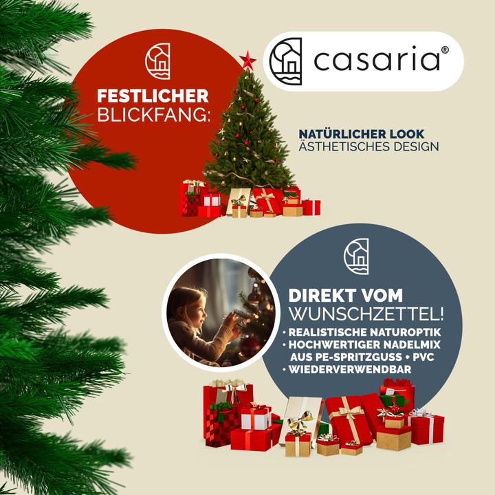 Actual product image Casaria Christmas tree (150 cm)