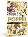 Productafbeelding Poppik Sticker leerposter paarden