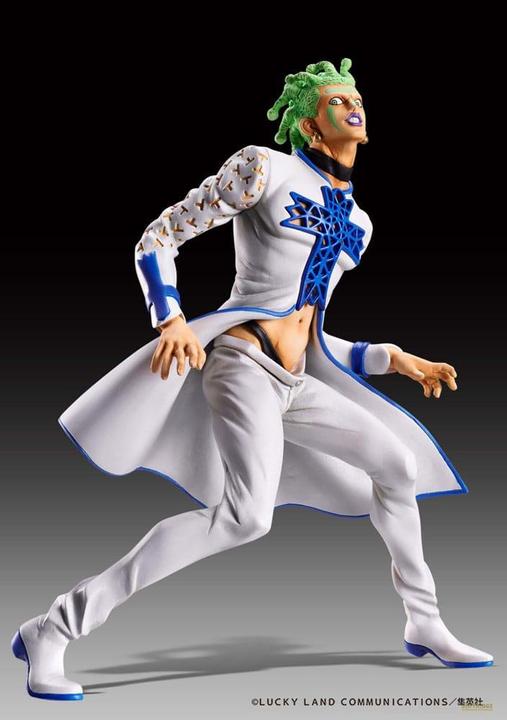 Medicos Entertainment JoJo's Bizarre Adventure Part 5 Golden Wind Statue Legend PVC Statue Cioccolata 17 cm