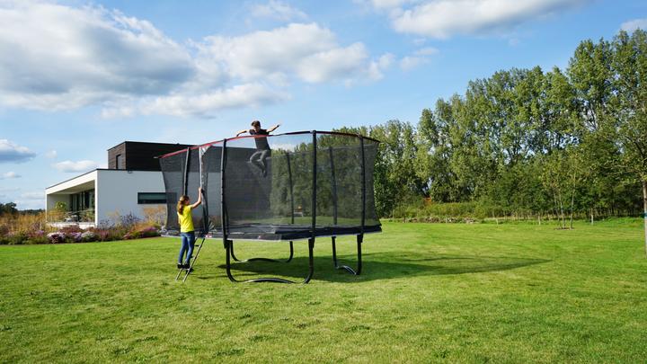 Produktbild Exit Aufstelltrampolin PeakPro Trampolin 244 x 427 cm schwarz rechteckig (244 cm)