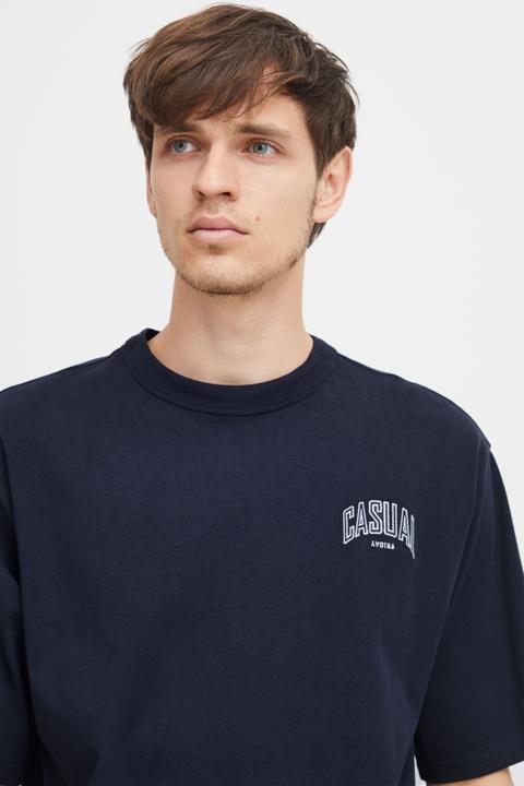 Actual product image Casual Friday CFTue tee with small chest embroidery - 20504815 (XL)