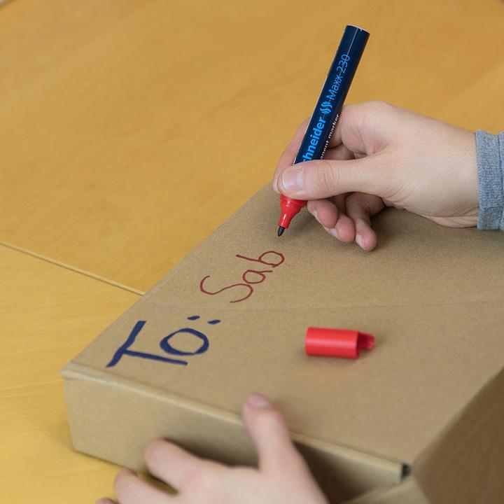 Actual product image Schneider Maxx 230 permanent marker Line width: 1-3 mm Ink colour: red (Red, 3 mm, 1 x)