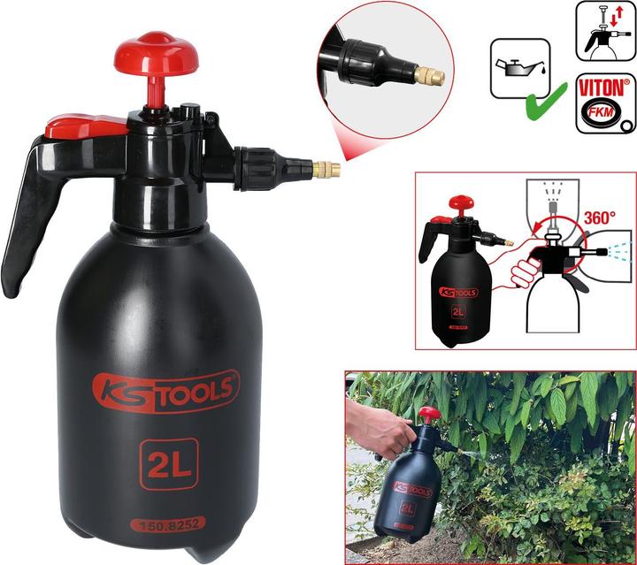 Actual product image KS Tools Pressure pump sprayer. 2 l (2 l)