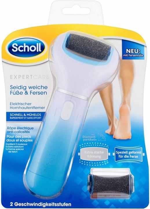 Produktbild Scholl Velvet Smooth elektrischer HornhautEntferner NEU mit zusätzlicher PeelingRolle BLAU (Hornhautentferner)