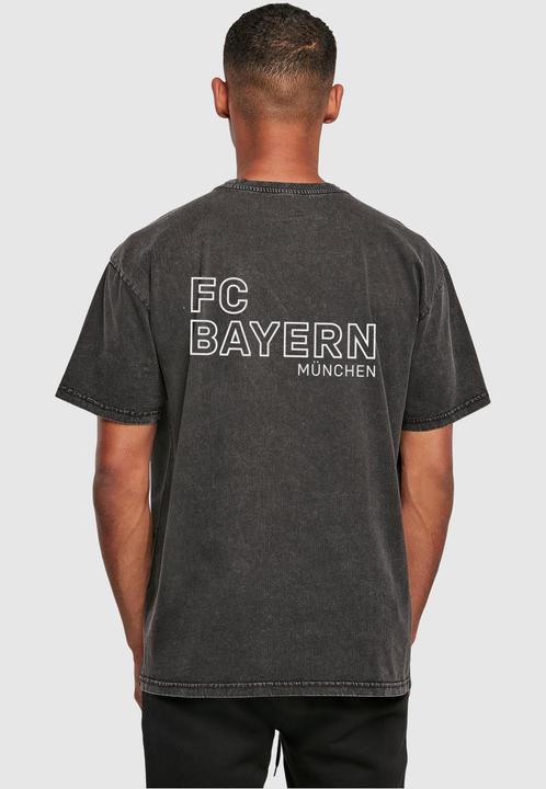 Image du produit FC Bayern München Mia San Mia B/W Acid Washed Heavy Oversize Tee - 115363 (XL)