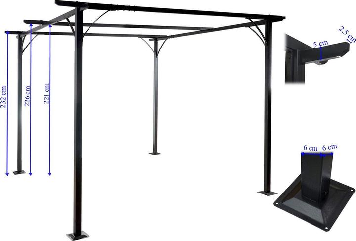 Produktbild Jamb Pergola (350 cm, 350 cm)