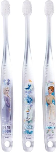 Actual product image Disney The Ice Queen 2 Clear Toothbrush Set of 3 (Soft, 3 x)