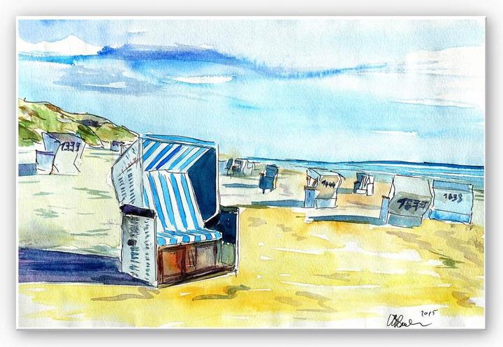 Produktbild Trenddeko Bleichner - Sylter Strand (45 x 30 cm)