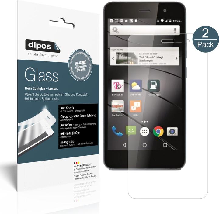 Actual product image Dipos Screen Protector Anti-Shock (1 Piece, Gigaset GS160)