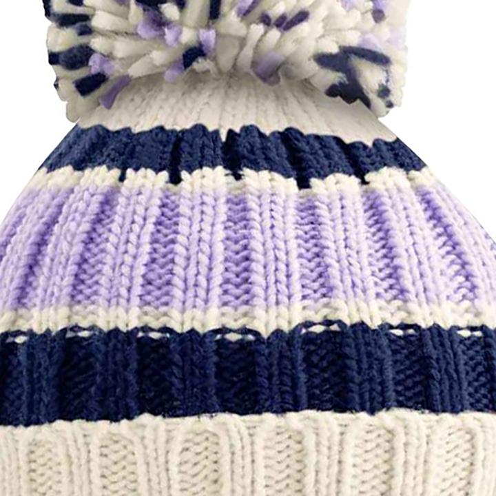 Produktbild Beechfield Hygge Striped Mütze (One Size)