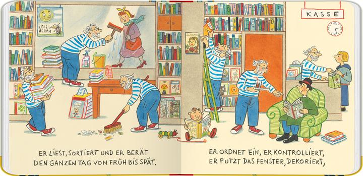 Produktbild Armin, der Buchhändler (Deutsch, Rotraut Susanne Berner, 2021)