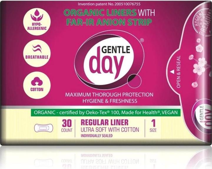 Actual product image Gentle Day Hygienic inserts with anion belt 30 pcs - (30 x)