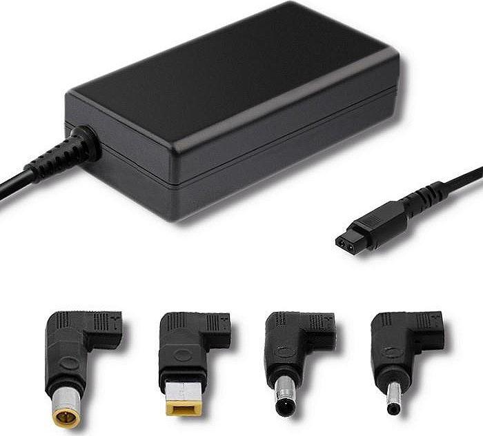 Image du produit Qoltec 51761 - Ordinateur portable - Intérieur - 220 - 240 V - 50 - 60 Hz - 65 W - noir (65 W)