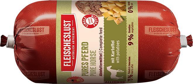 Produktbild Fleischeslust Nassfutter Sensitiv Pferd Pur, 400 g (Adult, 1 Stk., 400 g)