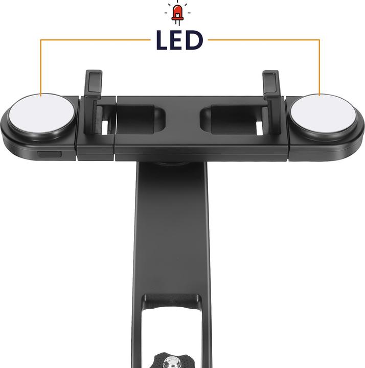 Actual product image Wiwu Selfie stick - Selfie Stick Wi-SE012 with Tripod Function and double LED light