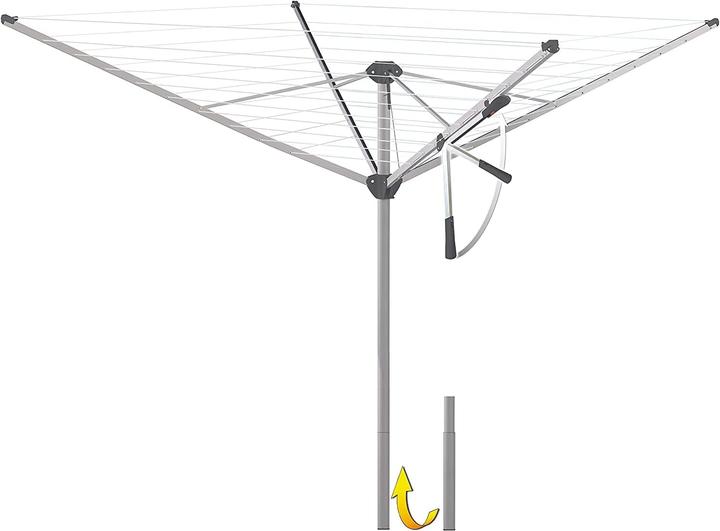 Produktbild Juwel Wäscheständer / Wäschespinne Novastar 500 Compact leichtes Öffnen dank Leichtspann-Hebel, wi