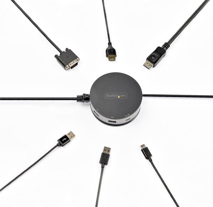 Produktbild StarTech .com USB C Multiport Adapter (USB-C, 2 Ports)