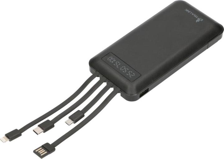 Actual product image Extralink EX.19607 power bank Lithium Polymer (LiPo) Black (10000 mAh, 10 W, 37 Wh)