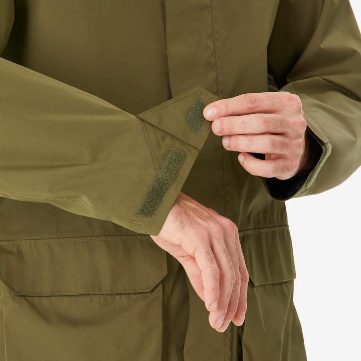 Actual product image Quechua Wanderjacke Herren lang - NH500 olivengrün (M)