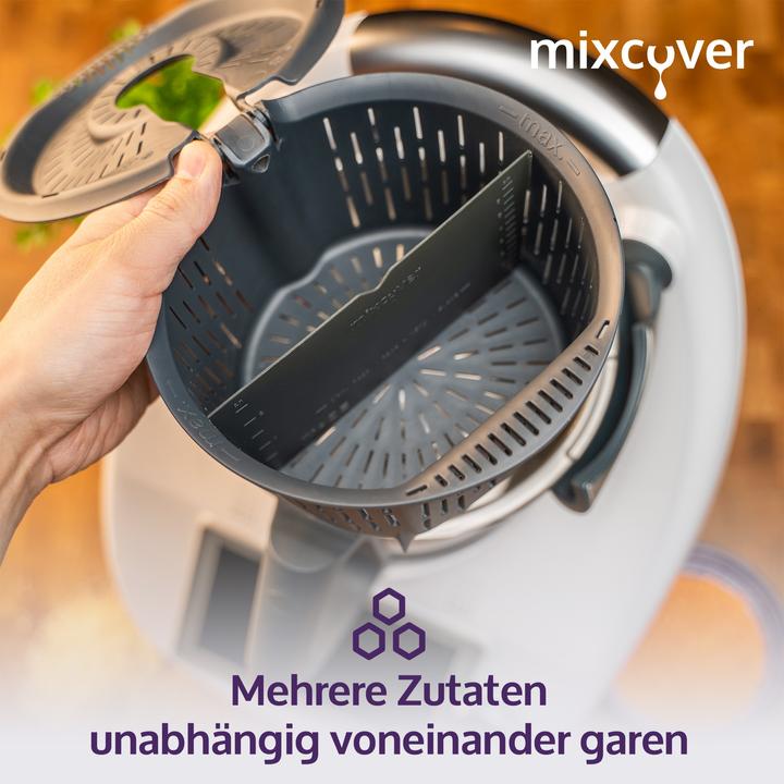 Actual product image Mixcover Cooking basket divider for Thermomix TM6 TM5 TM31, mixing bowl scraper