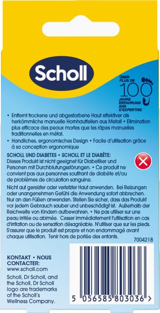 Image du produit Scholl Lime à pied Hard Skin Nano Technologie du verre