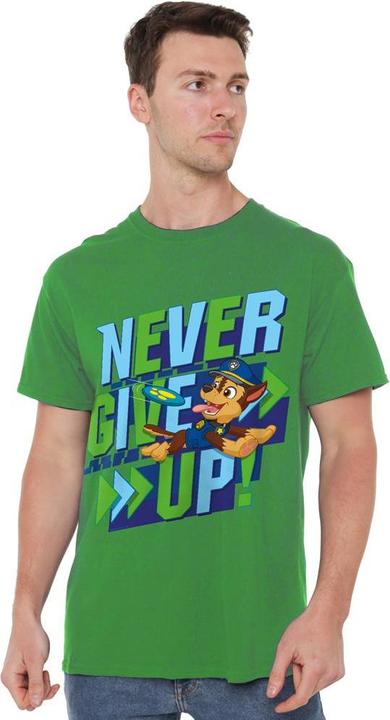 Immagine prodotto Paw Patrol Never Give Up Maglietta Uomo (L)