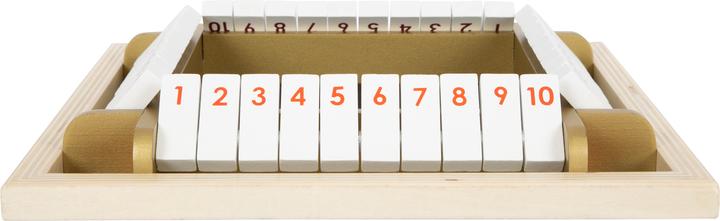 Produktbild small foot Würfelspiel Shut the Box „Gold Edition” (Deutsch)