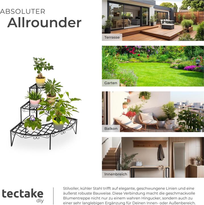 Actual product image tectake flower staircase