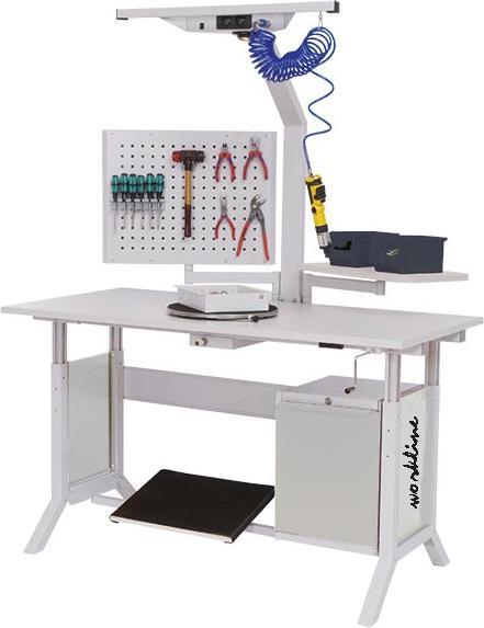 Produktbild Bedrunka & hirth Tisch workline mit Klemmfeststellung (150 cm, 75 cm)