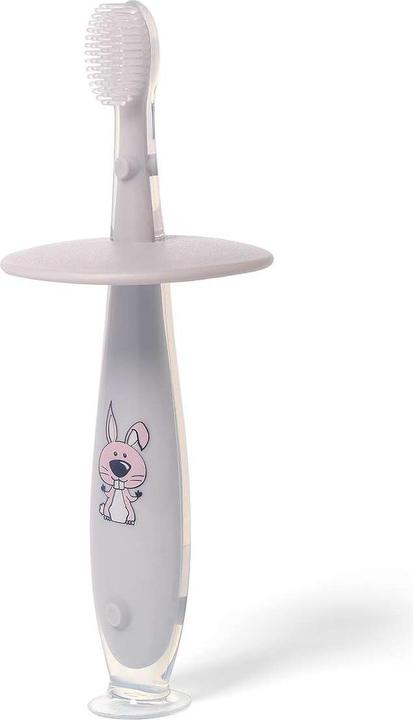 Actual product image Babyono Toothbrush 12M+ with suction cup (Soft, 1 x)