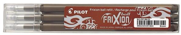 Actual product image Pilot FriXion Refill Set à 3 (Refill, Brown, 0.35 mm)