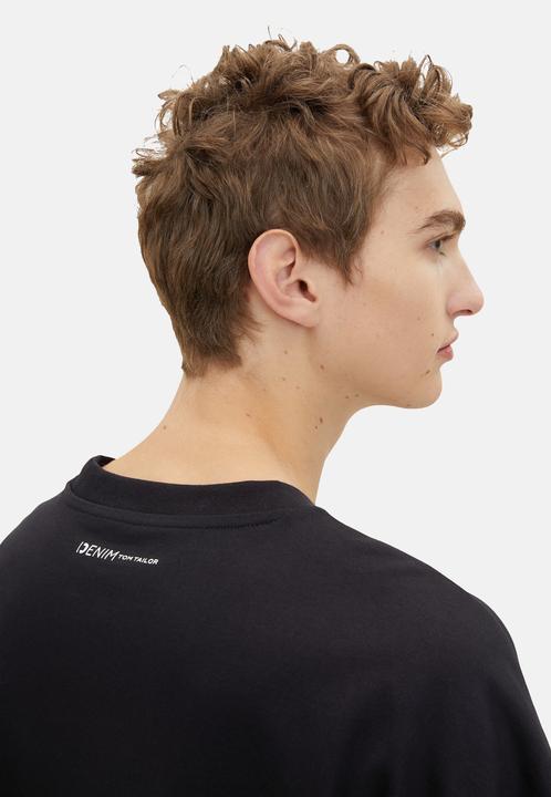 Immagine prodotto Tom Tailor Shirt Oversized-T-Shirt mit Rundhalsausschnitt aus Baumwolljersey (M)