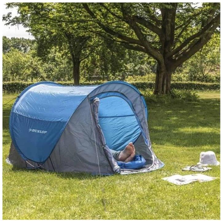 Produktbild Dunlop Pop Up Zelt 1per 220x120x90cm (Kuppelzelt, 9.70 kg, 1 Person)