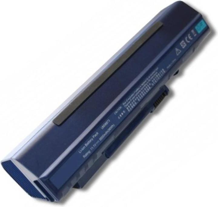 Actual product image Acer Akku Aspire One schwarz bzw. dunkelblau (12 Cells, 8800 mAh)
