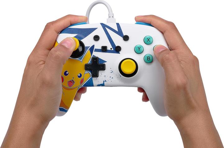Image du produit PowerA Manette filaire améliorée pour Nintendo Switch - Pikachu High Voltage (Switch)