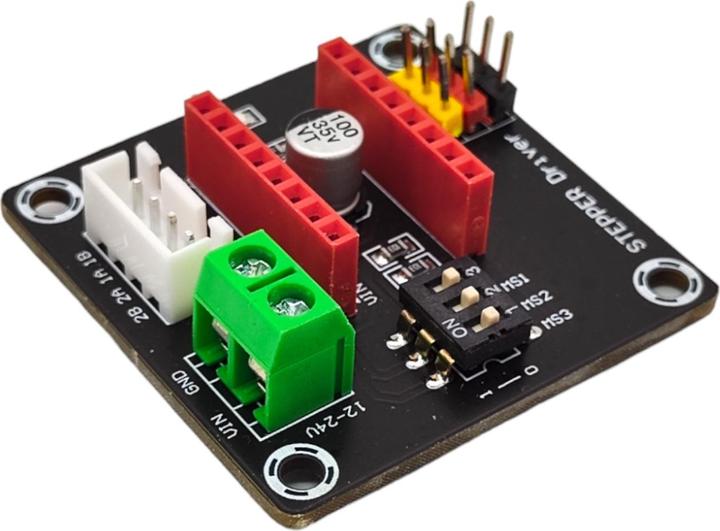 Actual product image Purecrea Single Stepper Motor Stepper Control Board Black DRV8825/A4988