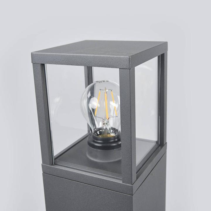 Image du produit Lucande Klemens High Extérieur Jardin Lumière IP54 Graphite (E27, IP54)