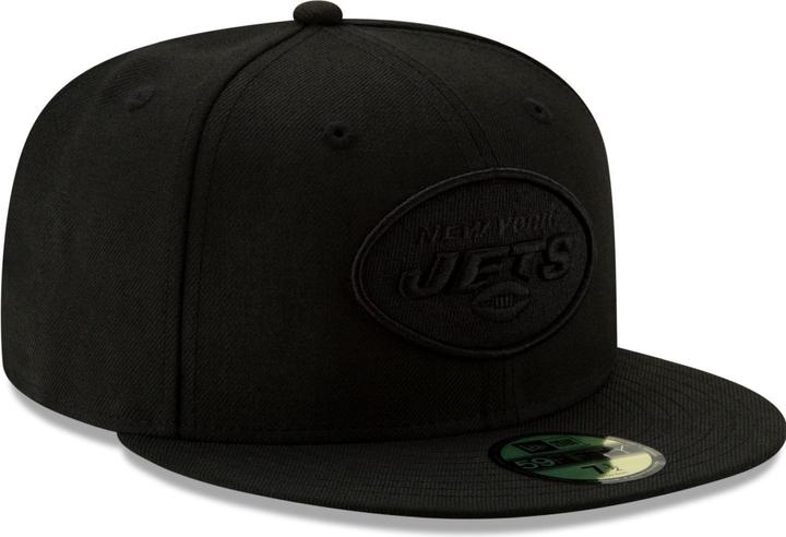 Actual product image New Era 59Fifty Fitted Cap - ALL BLACK New York Jets - 7 3/8 (7 3/8)