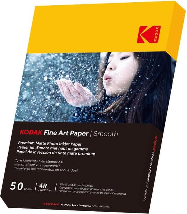 Actual product image Kodak Fine Art Paper 230g Matte Coated Smooth 4/6x50 (230 g/m², 10 x 15 cm, 50 x)