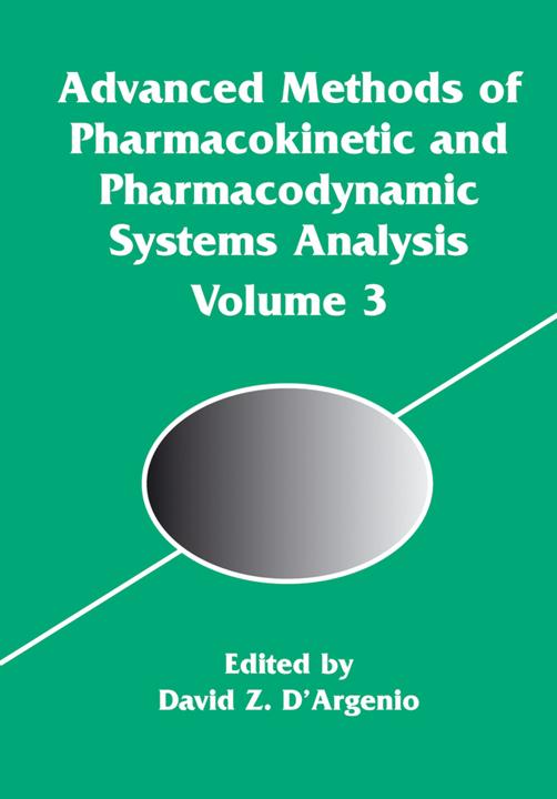 Produktbild Advanced Methods of Pharmacokinetic and Pharmacodynamic Systems Analysis (David D'Argenio, 2013)