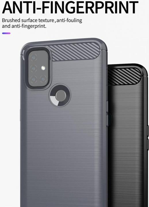Produktbild Screenguard OnePlus Nord N10 5G Hülle Carbon Brushed Soft TPU (OnePlus Nord N10 5G)