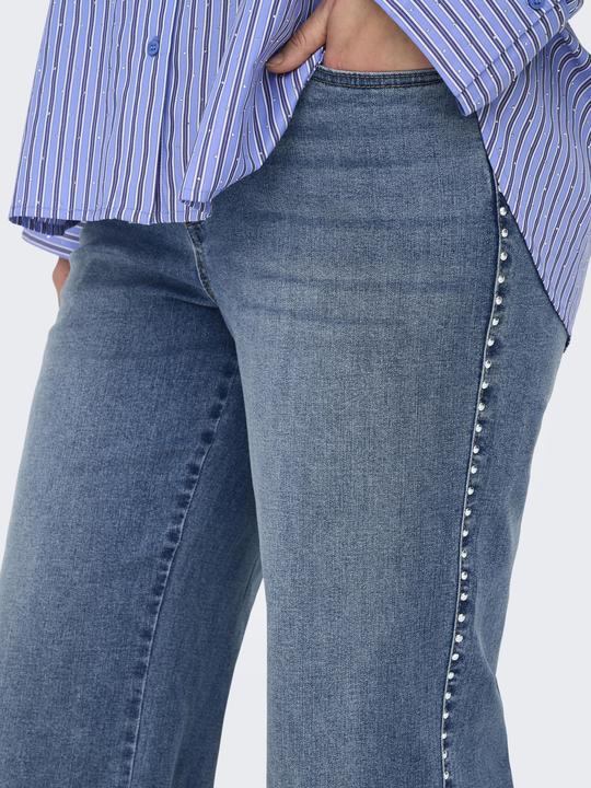 Actual product image Only CARJUICY Hohe Taille Weiter Beinschnitt Jeans Jeans mit weitem Bein (W42/L30)