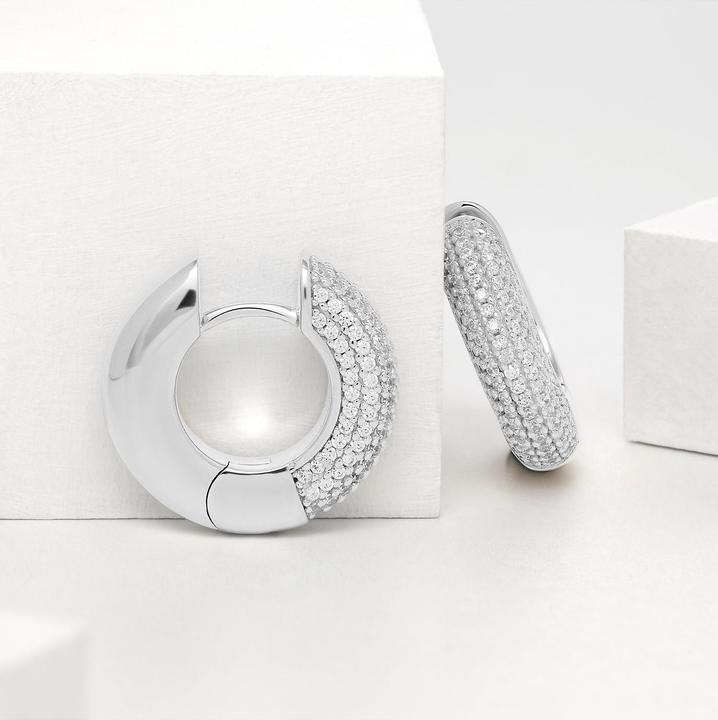 Actual product image Jette Creolen GLAM (925 silver)