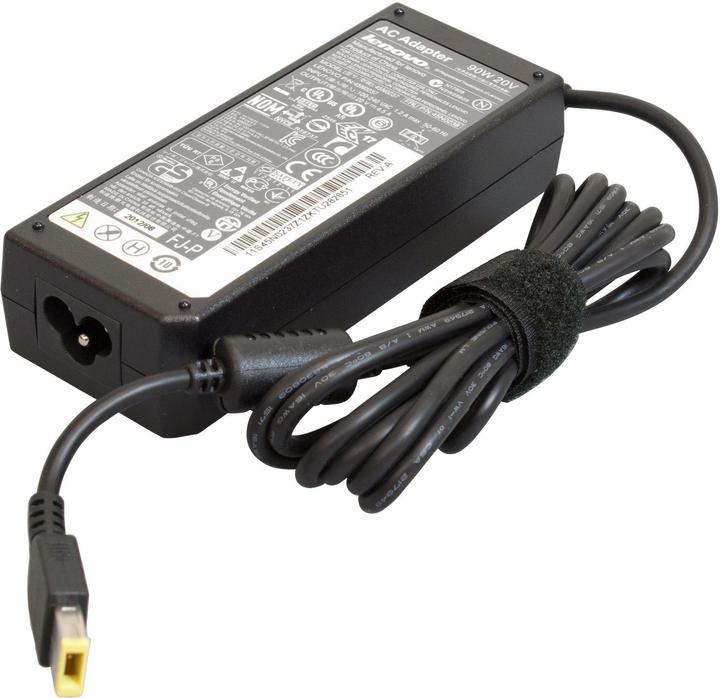 Actual product image Lenovo ThinkPad 90W AC Adapter (Slim Tip) (90 W)