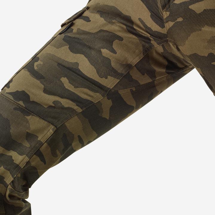 Produktbild Solognac Jagdhose Steppe 500 Cargo strapazierfähig Camouflage braun (M)