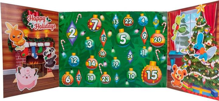 Actual product image Pokémon Battle Figures Advent Calendar